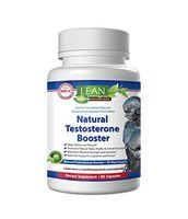 LEAN Nutraceuticals Md Certified Testosterone Booster for Men Supplement Natural Actives Metabolism Booster Muscle Builder Tongkat Ali, Tribulus Territis, Horny Goat, Dhea, DAA, Fenugreek 90 Caps
