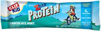 CLIF KID ZBAR - Protein Granola Bars - Chocolate Mint Flavor (1.27 Ounce Gluten Free Bars, Lunch Box Snacks, 5 count)