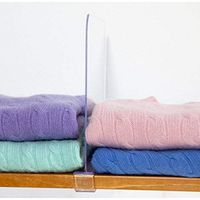 StorageAid CM-3164 4 Pack Acrylic Shelf Dividers, 4 Pack, Clear, 4 Pack