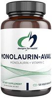 Designs for Health Monolaurin-Avail - 1000mg Glycerol Monolaurate + Vitamin C Immune Support (120 Capsules)