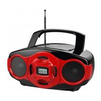 Naxa NPB-264 RE Portable MP3/CD Mini Boom Box & USB Player (Red) by Naxa