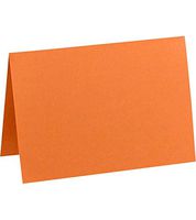 A7 Folded Card (5 1/8 x 7) - Mandarin Orange (250 Qty.)