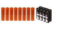 Eneloop 4th Generation AA NiMH Pre-Charged Rechargeable Battery Pack of 8