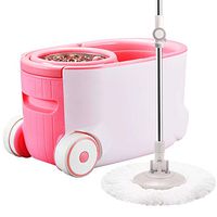Living utensils Rotating Mop Bucket Home Lazy Hand-free Washing Mop Head Tow Mop Mopping