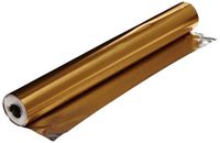 St Louis Crafts Colored Aluminum Foil - 12 Inches x 25 Feet - Gold (2)