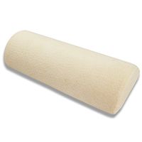 Oval Under Knee Pillow for Side Sleepers, Sciatica Relief, Back Pain, Leg Pain, Pregnancy, Hip and Joint Pain (Light Yellow)