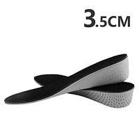 Full Height Increase Insoles for Men/Women, 3.5cm Invisible Memory Foam Increased Inserts Pad