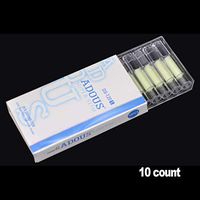 HHJJ Cigarette Filter Tips Holders, Disposable Cigarette Filters, Tar Trap Cigarette Filters Clear Lung, Healthy Reusable for Smoking - 10 Count - Slim (Color : Green)