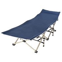 Folding Camping Cot for Adults, Lightweight Camping Bed, Aluminum Folding Bed with Carry Bag, Portable, for Hiking, Camping, Travel, Hunting, Indoor Emergencies (Military Style）