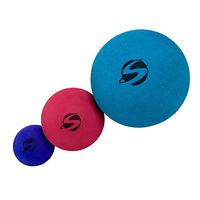 Sportlite Massage Ball Set - Softer Foam Massage Balls - 3 Pack - Large 5" Ball - Medium 3.5" Ball - Small 2.4" Ball - Mesh Carry Bag - All Muscle Groups - Deep Tissue Recovery - Myofascial Release