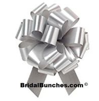 Silver Bows Weddings Birthdays 25th Wedding Silver Anniversary Party Decorations 12 Pack