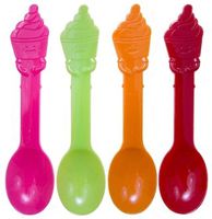 Heavy Weight Colored Swirl Spoons 1000 Pcs/Case (Purple)