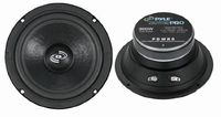6.5" Car Audio Speaker Midrange - 300 Watt High Power Sealed Back Mid Range Speakers System w/ Paper Coating Cone, 200-5 kHz, 93 dB, 8Ohm, 30 oz Magnet,1 inch KAPTON Voice Coil - Pyle Pro PDMR6