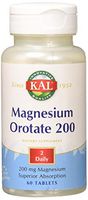 Kal 200 Mg Magnesium Orotate Tablets, 60 Count