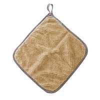 5 PCS Kitchen Double Side Coral Fleece Dish Washing Cleaning Cloth Towel Rag Wipe Sponges