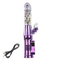 15 Frequency Rábbỉt Vî-brátọr USB Rechargeable Têlêscópỉč Bêads Waterproof Šë#x Toys USB Charging for Women