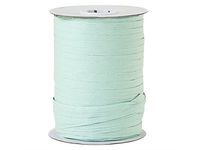 Paper Raffia Ribbon Twisted 1/4" - 100 Yards Roll 100% Natural Fibers Choose Color (Cool Mint)