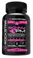 Rockstar Skinny PM Diet Pill for Women, Thermogenic Hyper-Metabolizer, Nighttime Non-Stimulant Weight Loss Pills for Women, 60 Veggie Caps