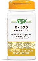 Nature's Way B 100-Complex, 60 Capsules (Pack of 3)