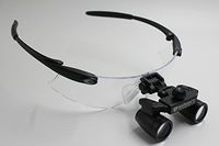 NORTHOPE Smallest Ultra-light High-definition Waterproof L60G 4.0X Surgical Medical Dental Binocular Loupes with Goggle Frame(Working Distance from 300mm to 500mm)