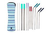 Manna Stainless Steel Straw, 13-piece Set