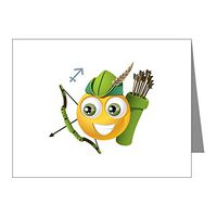 Note Cards (20 Pack) SmileyFace Zodiac Sagittarius