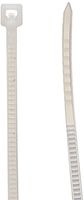 Uxcell Nylon Strip Zip Tie Wire Cable Fastener, 3 x 100 mm, Off White, 1000 Piece