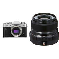 Fujifilm X-T30 Body Silver + Fujinon XF23mmF2 R WR Lens Black