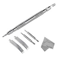 MMOBIEL Watch Tool Stainless Steel Handle for Adjustment. Replacing. Removal of Spring Bars. Straps and Watch Pins