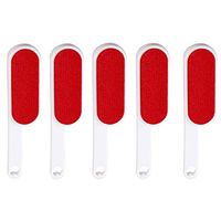 Duffier White Double-Sided electrostatic Brush Clothing Dusting Brush 5PC Double-Sided Vacuum Brush electrostatic Dusting Brush