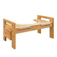 MallBoo Adjustable Bamboo Squatting Toilet Stool Portable Bathroom Squatting Urinal (7" and 9")