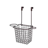 LOSYU Wall/Door Hanging Hair Dryer Holder, Metal Mesh Iron Box Hair Dryer and Curling Iron，Over Door Hanging Basket and Stand Muti-Function Blow-Dryer Rack