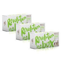 Oi Certified Organic Cotton Tampons | 3 Boxes of 16 Regular Tampons | Non-Applicator