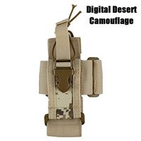 AKDSteel FGJ Molle Pouch Attachment Multifunctional Interphone Radio Bag Outdoor Bag Digital Desert Camouflage One Size