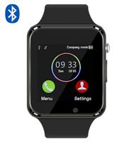 Qidoou Bluetooth Smart Watch Fitness Tracker, Sport Watch Touch Screen Camera Pedometer Sleep Monitor Call/Message Reminder Music Player Anti-Lost Compatible Android and iOS (Black)