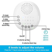 MAMASAM White Noise Machine Sleep Aids Soothing Sound Relaxation for Baby Adult Office Using Sleep Care USB