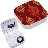 Portable Contact Lens Case Box Travel Kit Mirror + Bottle + Tweezers Container Holder [ Stock Arabic ]