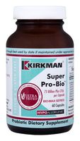 Kirkman Super Pro-Bio™ 75 Billion | 60 Vegetarian Capsules - Bio-Max Series - Hypoallergenic | probiotic