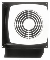 Broan-Nutone  509S  Through-the-Wall Ventilation Fan, White Square Exhaust Fan, 6.5 Sones, 180 CFM, 8"
