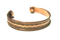 Copper Magnetic Bracelet Adjustable Cuff
