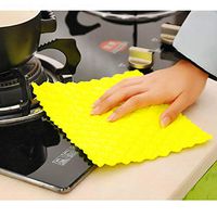 Tharv❤Anti-Grease Cloth Bamboo Fiber Washing Towel Magic Kitchen Cleaning Wiping Rags