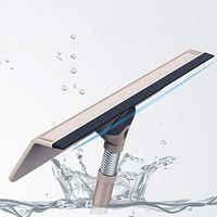 HIZLJJ Shower Squeegee Stainless Steel Squeegee Shower Cleaner for Shower Doors, Bathroom, Window and Car Glass