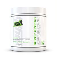 Myth Labs Super Greens Powder - Green Superfood Powder Supplement for Detox - Made with Organic Ingredients - Chlorella, Spirulina - Lemon Tea Flavor - 30 Servings