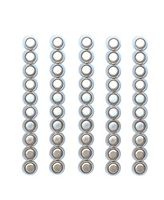 SHL 50 piece  AG13 LR44 button cell batteries bulk tray watches laser pointers toys