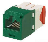 Panduit CJ5E88TGGR Category-5E 8-Wire TG-Style Jack Module, Green