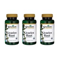 Swanson Licorice Root 450 mg 100 Caps 3 Pack
