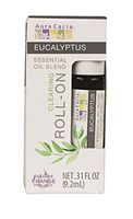 Aura Cacia Roll-On Essential Oil Blend, Eucalyptus, 0.31 Ounce (Pack of 12)