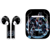 Skinit Decal Audio Skin for Apple AirPods with Lightning Charging Case - Officially Licensed Marvel/Disney Avengers Endgame Logo Design