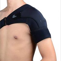 HELIALTH Shoulder Brace for Men and Women, Immobilizer Compression Stability Support for Tendonitis, Dislocated Joint, Left and Right Rotator Cuff Arm Pain Relief,Left