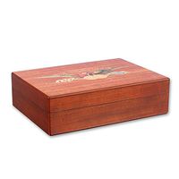 CHENFEIXJB Cigar Humidors Box Cigar Humidor Cigar Case Cigar Box Cigar Travel Case Cedar Wood with Hygrometer Portable Holds 25 Cigars Size: 29021085mm(11.48.23.3in) Wooden Holder Travel Humidor